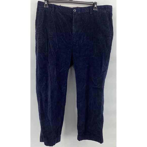L.L. Bean Other - LL Bean Classic Fit Corduroy Pants Navy Blue Men Size 38  Academia Preppy
